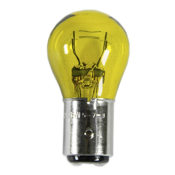 Лампа дополнительного освещения Koito, 12V 23/8W S25 (оранжевый) лампа дополнительного освещения koito 12v 35 5w s25 криптононаполненная