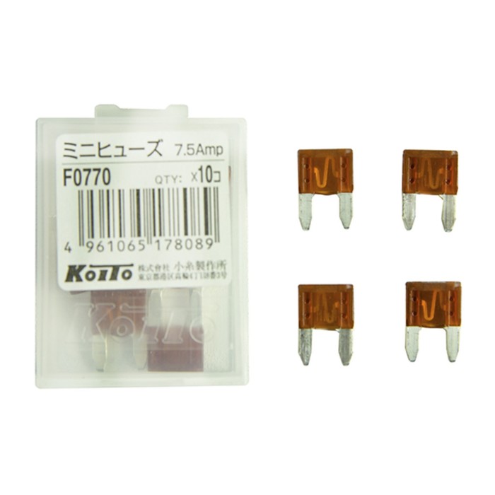 Предохранители Koito 7,5A - мини предохранители koito fuse 25a мини koito арт f2570