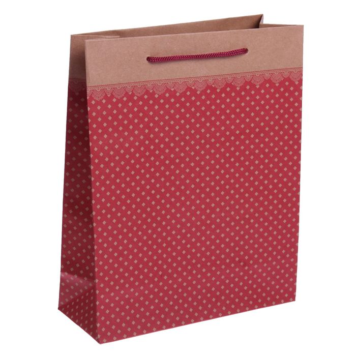 Пакет крафт 19 х 8 х 25 см