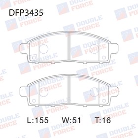 Колодки тормозные дисковые Double Force DFP3435 от Сима-ленд