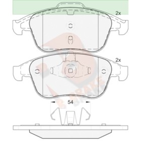 

Дисковые тормозные колодки R BRAKE RB1856