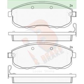 

Дисковые тормозные колодки R BRAKE RB1882-200