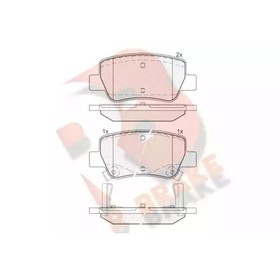 

Дисковые тормозные колодки R BRAKE RB1916