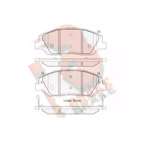 

Дисковые тормозные колодки R BRAKE RB1997
