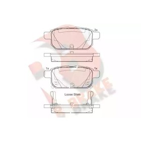 

Дисковые тормозные колодки R BRAKE RB2017