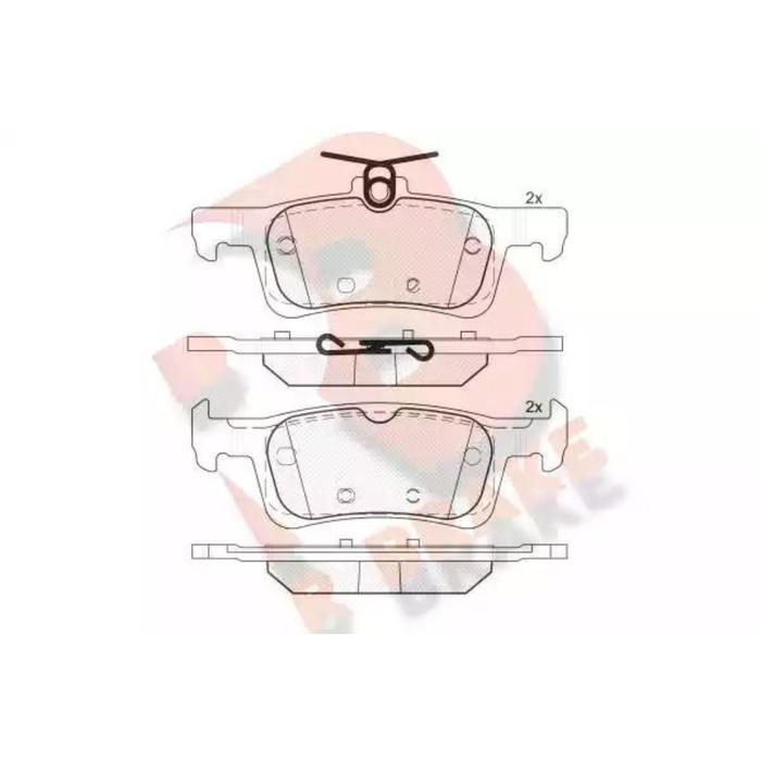 

Дисковые тормозные колодки R BRAKE RB2174
