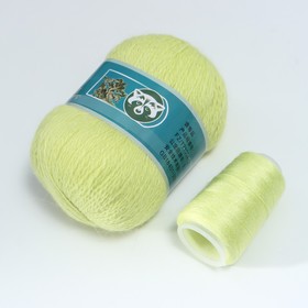 

Пряжа "Mink wool" 90% пух норки,10% полиамид 350м/50гр + нитки (061 бл.салат)