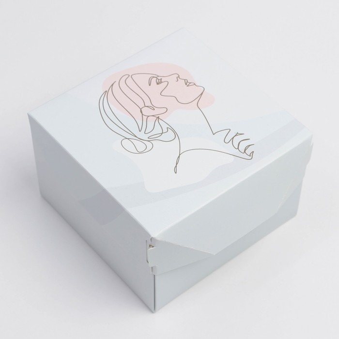 Коробка подарочная складная, упаковка, «Girl», 12 х 8 х 12 см