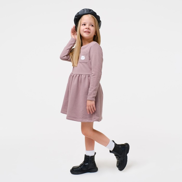 фото Платье детское kaftan "dream" р.32 (110-116), коричневый