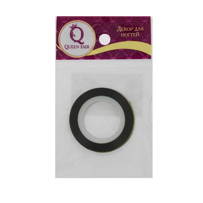 Лента фольгированная для декора ногтей, клеевая, 6шт, цвет МИКС