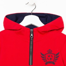 

Толстовка для мальчика, цвет красный, рост 104 см