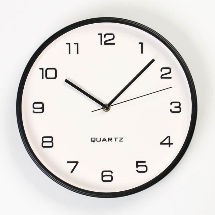 Часы настенные Классика, d-30 см, плавный ход часы настенные серия классика плавный ход d 30 см белый обод