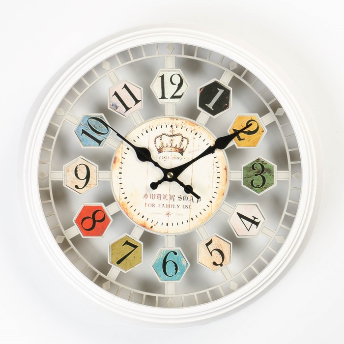 часы настенные серия интерьер маникюр дискретный ход d 23 см Часы настенные, серия: Интерьер, дискретный ход, d-37 см, АА