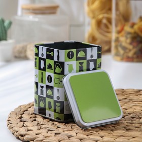 

Банка для сыпучих продуктов «Блоки», 7,5×7,5×10,5 см