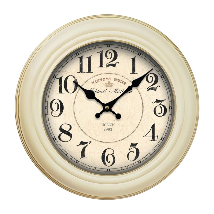 Настенные часы, серия: Интерьер, "Баддон", плавный ход, d=42 см