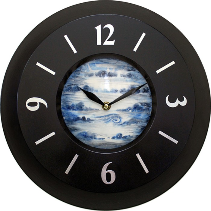 Настенные часы, серия: Интерьер, "Орион", дискретный ход, d=37 см, толщина 5 см