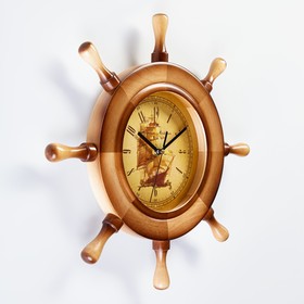 

Настенные часы, серия: Море, "Апла", плавный ход, 36 х 36 х 2 см