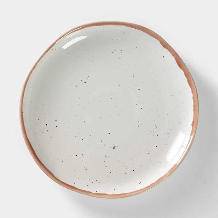 Тарелка фарфоровая Punto bianca, d=26,5 см тарелка фарфоровая bolla bianca 30×28 см h 3 см