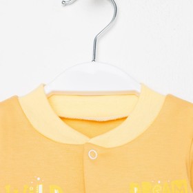 

Боди детское, цвет жёлтый/тигр, рост 68 см