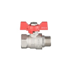

Кран шаровой Valogin V G-101101, 1/2", внутренняя/наружная резьба, бабочка