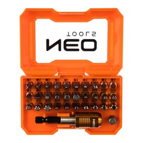 

Набор бит с держателем NEO Tools, S2, намагниченный наконечник, хвостовик 1/4, 31 шт
