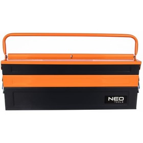 

Металлический ящик для инструмента NEO, 550х220х210 мм, max 30 кг, многоуровневый