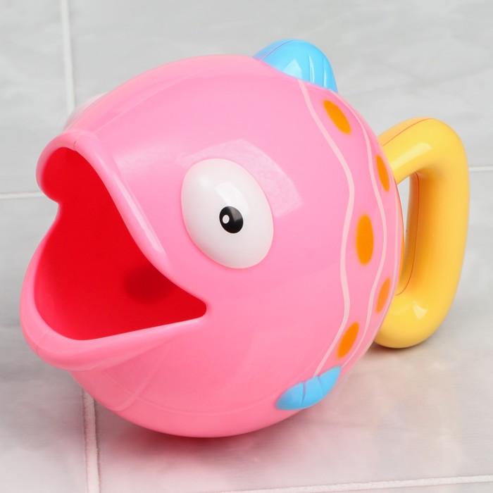 

Набор игрушек для игры в ванне «Рыбка и черепашки», розовая