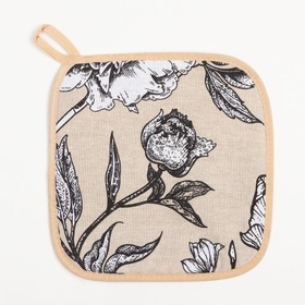

Прихватка "Доляна" Blooming garden 19х19 см, 100% хл, ватин 250г/м2