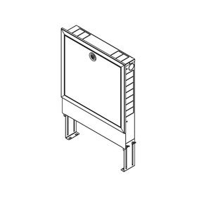 Шкаф коллекторный REHAU RAUTITAN 13454301001, встроенный, 950 x 715-895 x 110-150 мм, белый от Сима-ленд