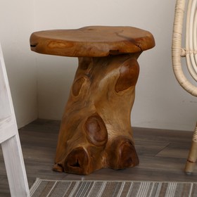 

Стол интерьерный из корня дерева тик 45*43*40 см