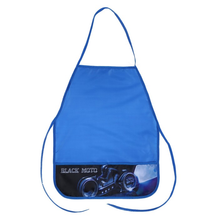 Фартук для труда + нарукавники, 490 х 390/250 х 120 мм, рост 116-146 см, НФ-2 BLACK MOTO 2022