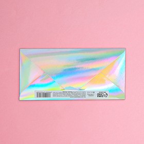 

Конверт для денег «Пирожочек», голография, 16,5 х 8 см