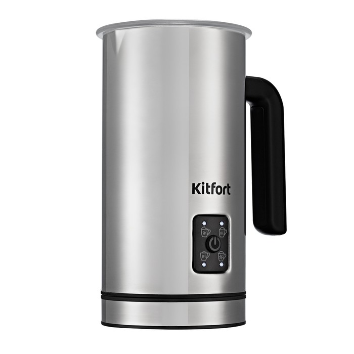 Капучинатор Kitfort КТ-758, 500 Вт, 0.3 л, 4 режима, серый капучинатор kitfort кт 7110 500 вт 0 55 л 4 режима чёрный