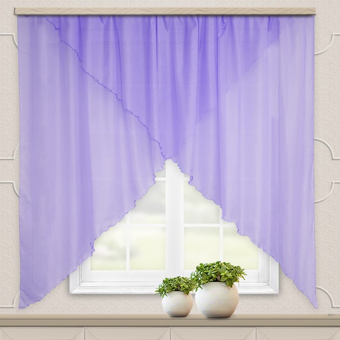 фото Комплект штор для кухни, размер 300x160 см witerra