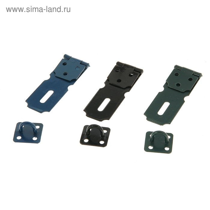 

Набор накладок дверных, с проушиной, 7.5х0.1 см, МИКС, 12 шт.