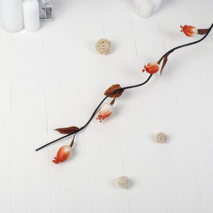 Декоративная ветка "Закрытые бутоны" микс