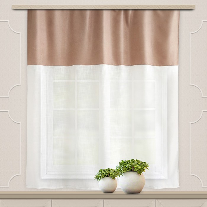 фото Штора для кухни, размер 135x180 см witerra