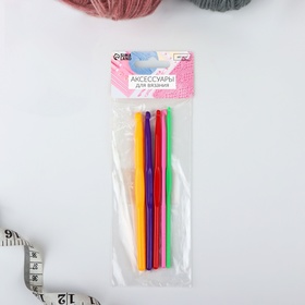 Набор крючков для вязания, d = 3-7 мм, 5 шт , цвет разноцветный от Сима-ленд