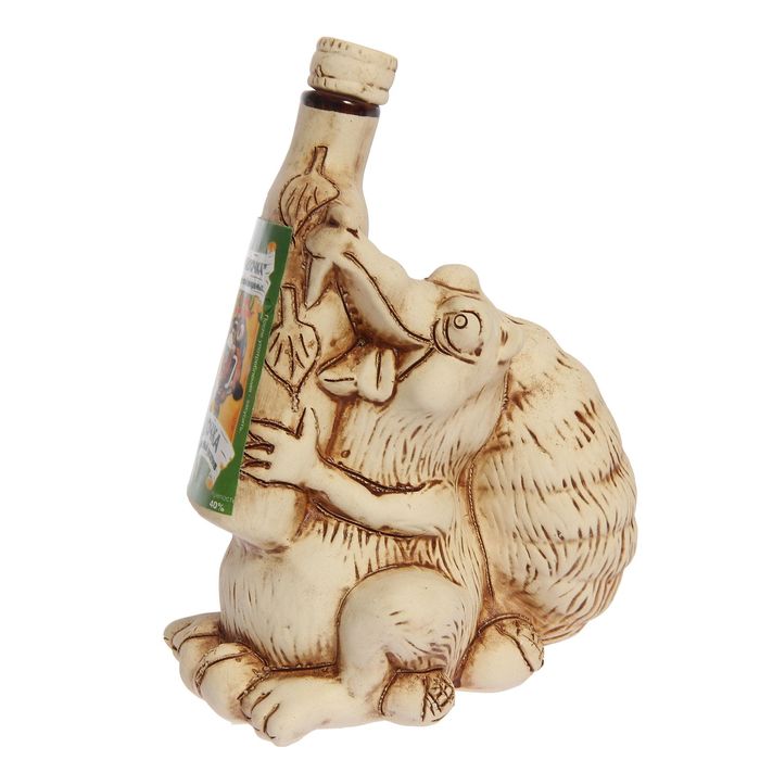 Штоф с рюмками "Водка белочка" 7 предметов, 0,9 л, микс