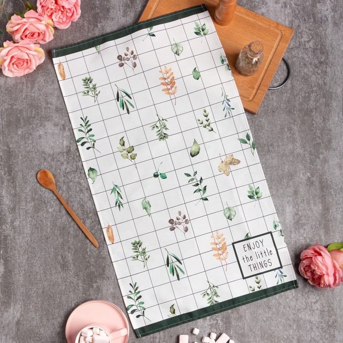 

Полотенце "Этель" Flora 40х73 см, 100% хлопок, саржа 190 гр/м2