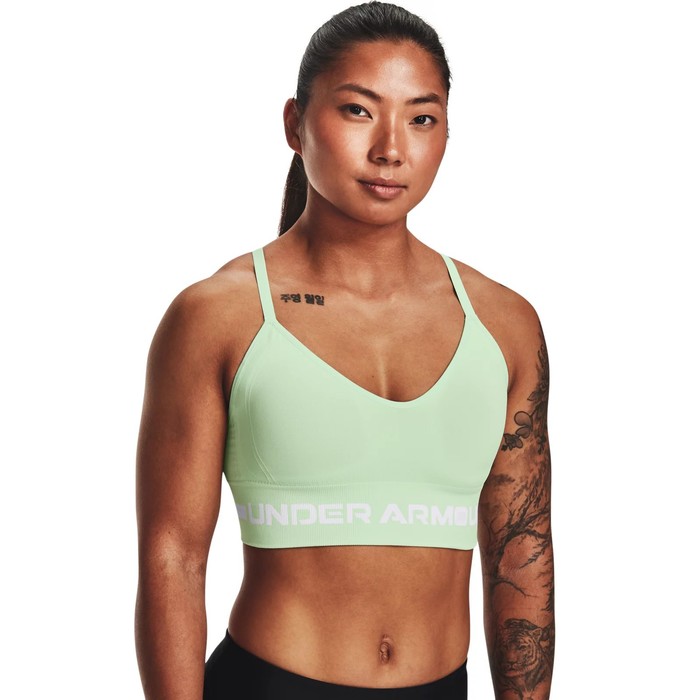 фото Бра женское under armour seamless low long bra, размер xs eur (1357719-335)