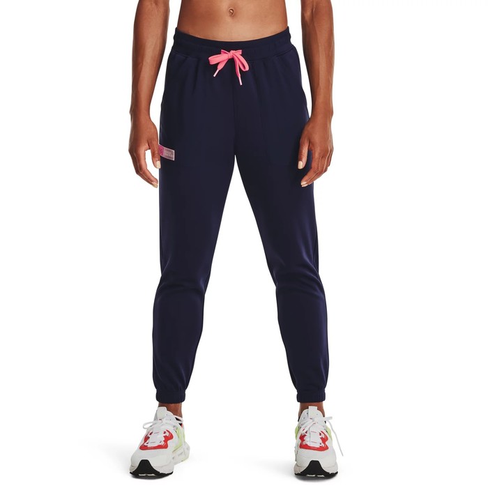 фото Брюки женские under armour mixed media pant, размер 40-42 (1365877-410)