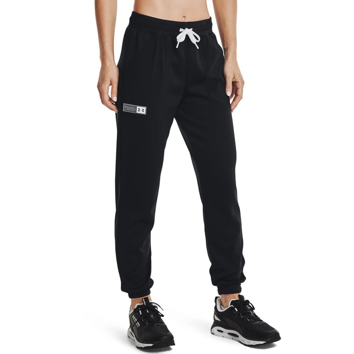 фото Брюки женские under armour mixed media pant, размер 42-44 (1365877-001)