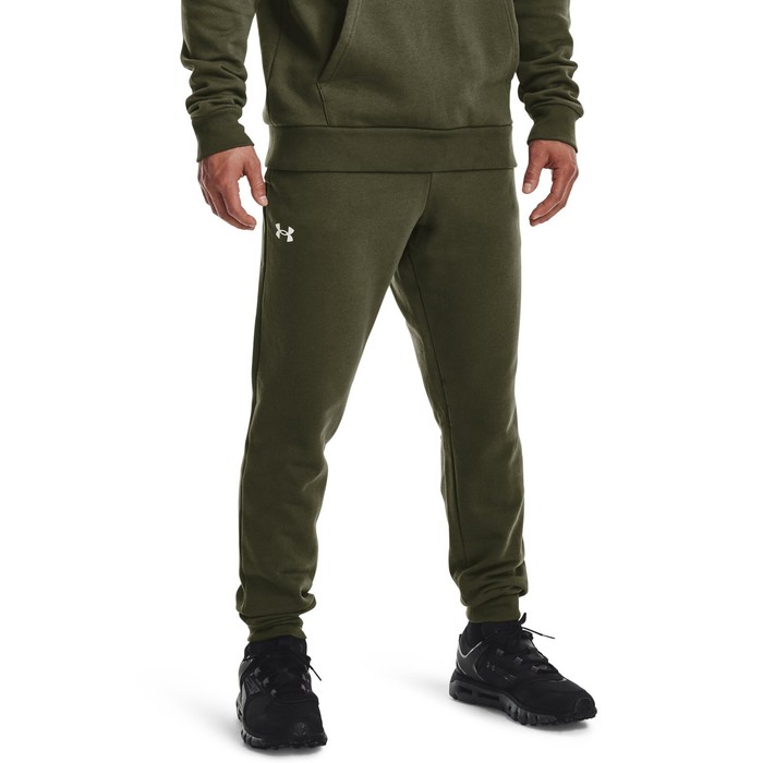 фото Брюки мужские under armour rival cotton jogger, размер 46-48 (1357107-390)