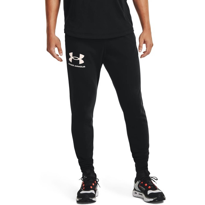 фото Брюки мужские under armour rival terry jogger, размер 44-46 (1361642-001)