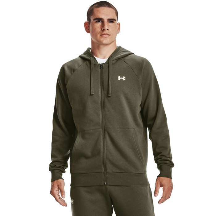 

Толстовка мужская Under Armour Rival Cotton Fz Hoodie, размер 46-48 (1357106-390)