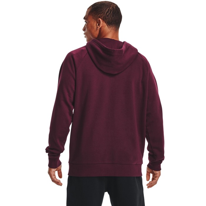 фото Толстовка мужская under armour rival cotton fz hoodie, размер 46-48 (1357106-600)