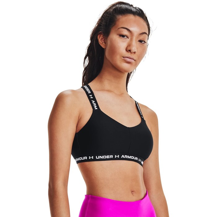 фото Топ женский under armour crossback low bra, размер 42-44 (1361033-001)