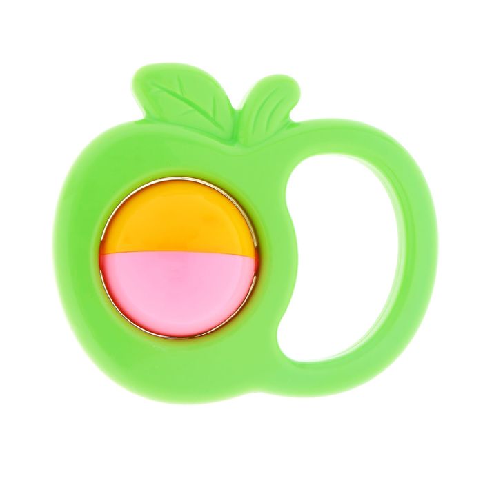 Поремушка "Яблоко", МИКС