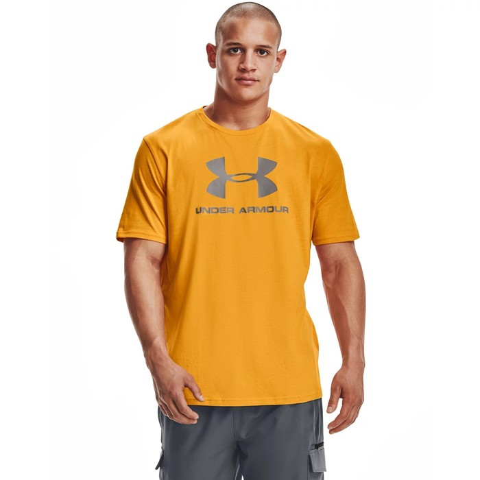 фото Футболка мужская under armour sportstyle logo ss, размер 46-48 (1329590-755)